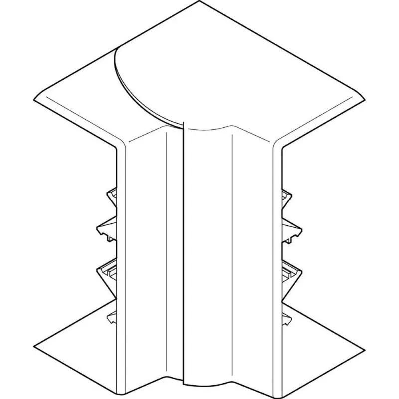Angle intérieur variable 80-120° pour goulotte d'installation Logix 45 et Logix Universel 160x50mm blanc Artic (48013)