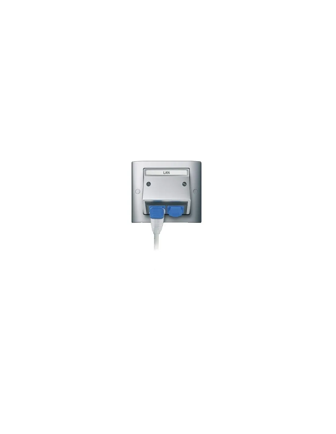 Aquadesign embout IP44 pour connecteurs Reichle et De-Massari bleu SCHNEIDER MTN465591