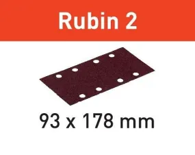Bandes de ponçage Festool STF 93X178 / 8 P60 RU2 / 50 Rubin 2 UE: 50 pièces 499062 acheter à bas prix 