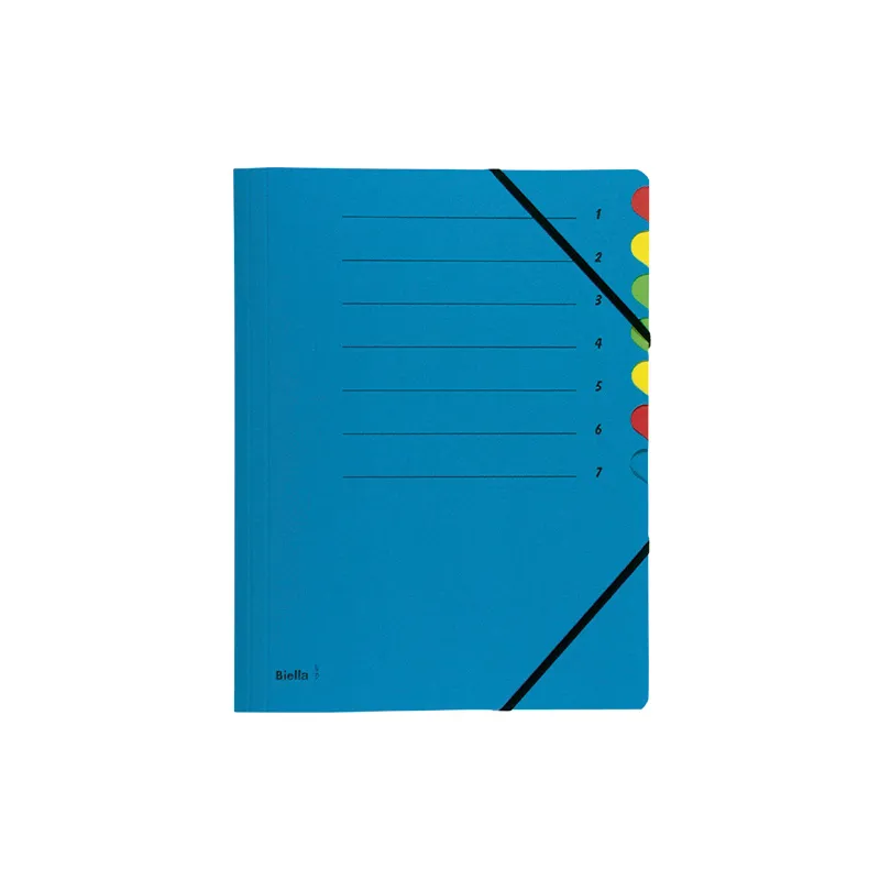 Biella Dossier de commande, A4, lisse, bleu