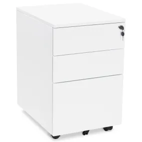 Caisson de rangement 'dali' blanc à tiroirs pour bureau