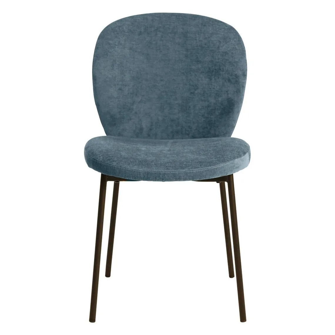 Chaise repas tissu bleu foncé | 3 Suisses