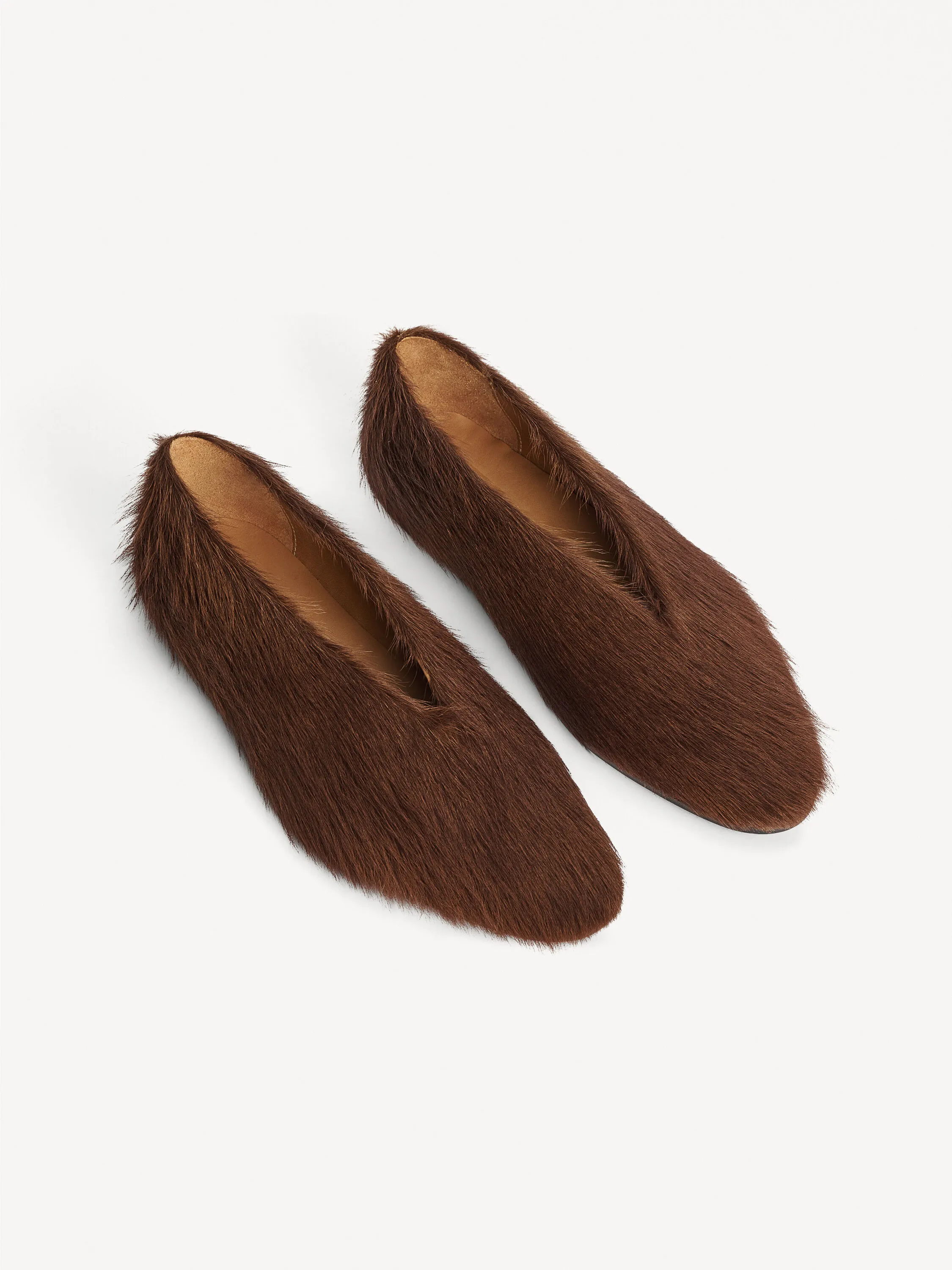 Chaussures plates en cuir Merina