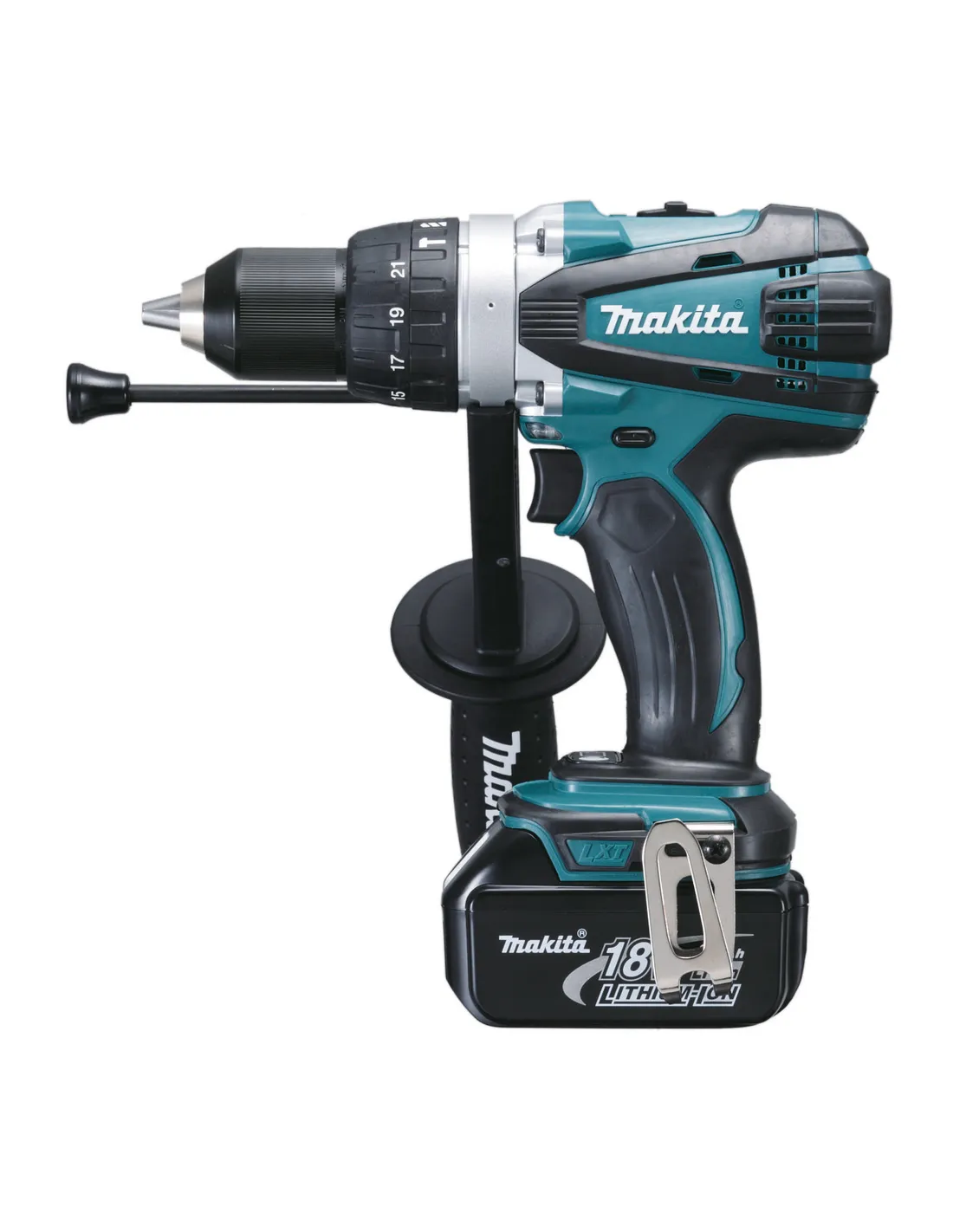 Coffret Perceuse-visseuse à percussion MAKITA 18 V Li-Ion Ø 13 mm DHP458