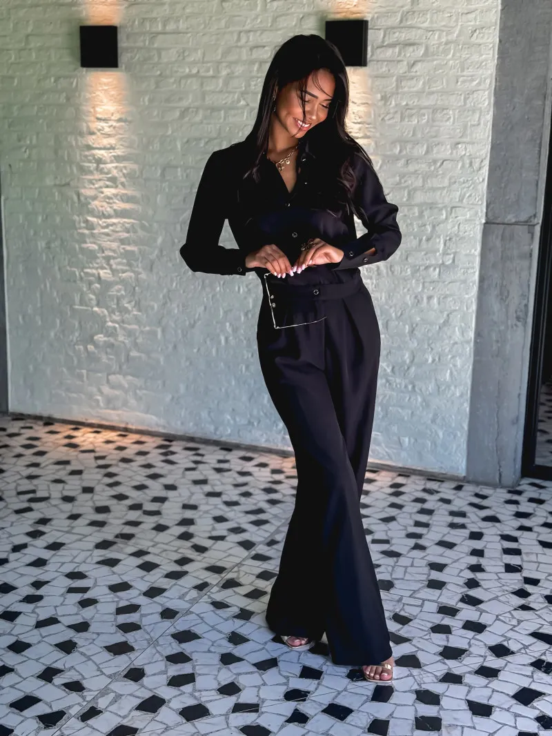 Combinaison Pantalon Lyse - Noir
