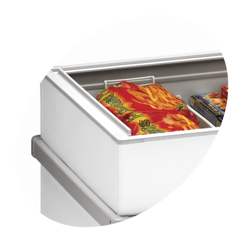 Congélateur TEFCOLD Coulissant Vitré 805L - Idéal pour Supermarché