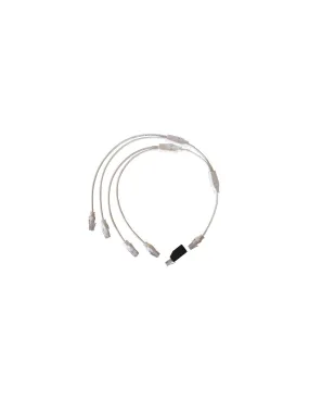 Cordon quadruple pour raccordement Téléphone/RJ45 MICHAUD Q293