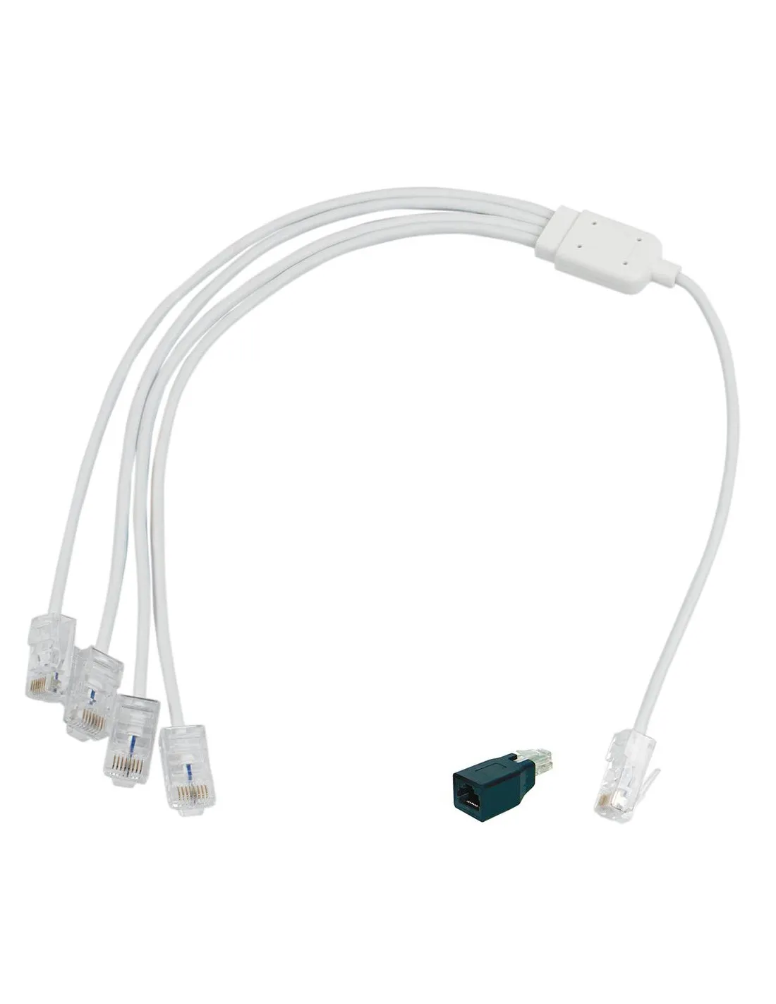 Cordon quadruple pour raccordement Téléphone/RJ45 MICHAUD Q293