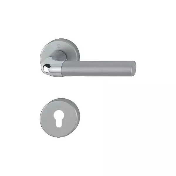 Ensemble sur rosace Bremen pour porte extérieure