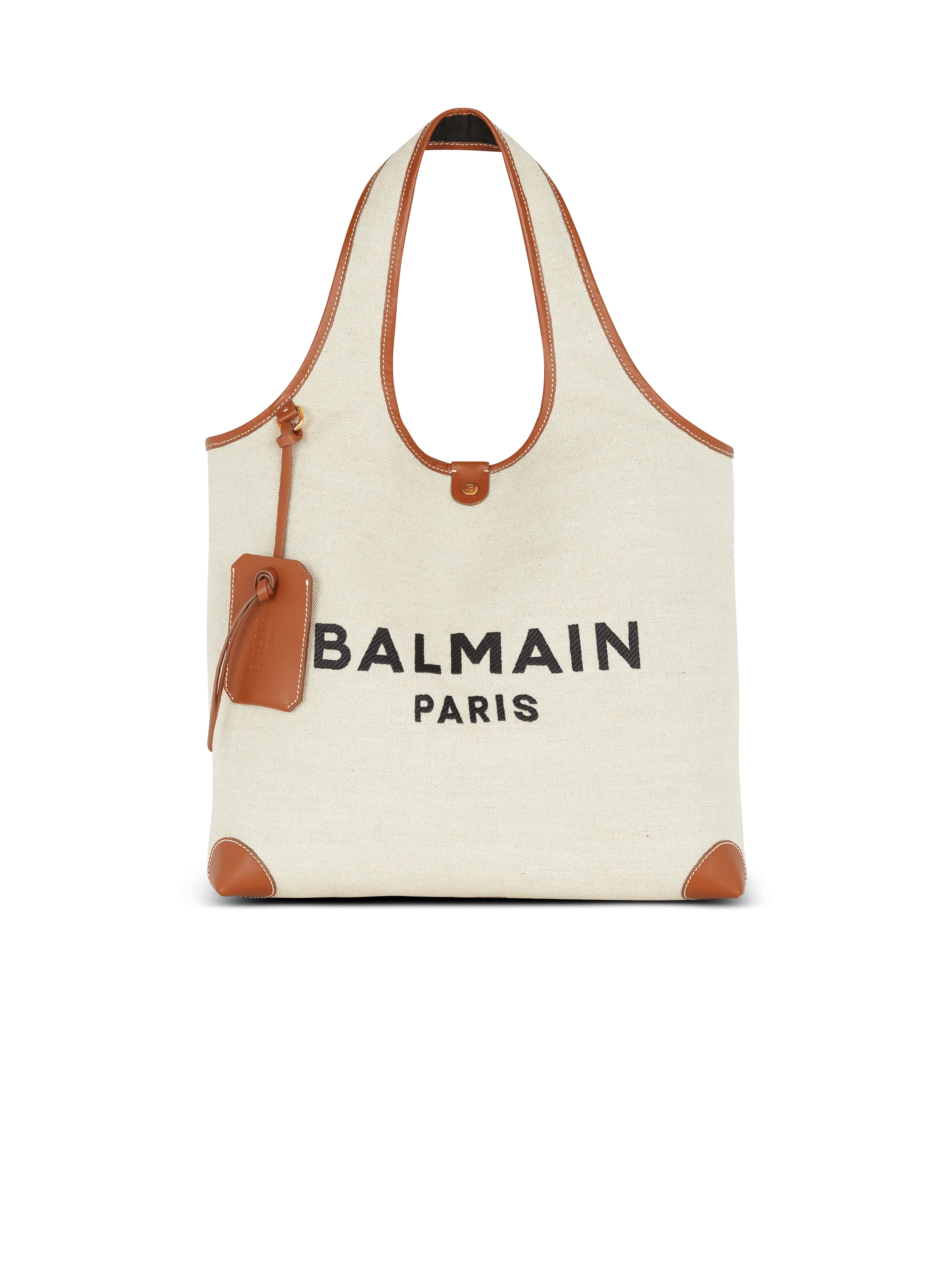 Grocery Bag B-Army en toile et cuir