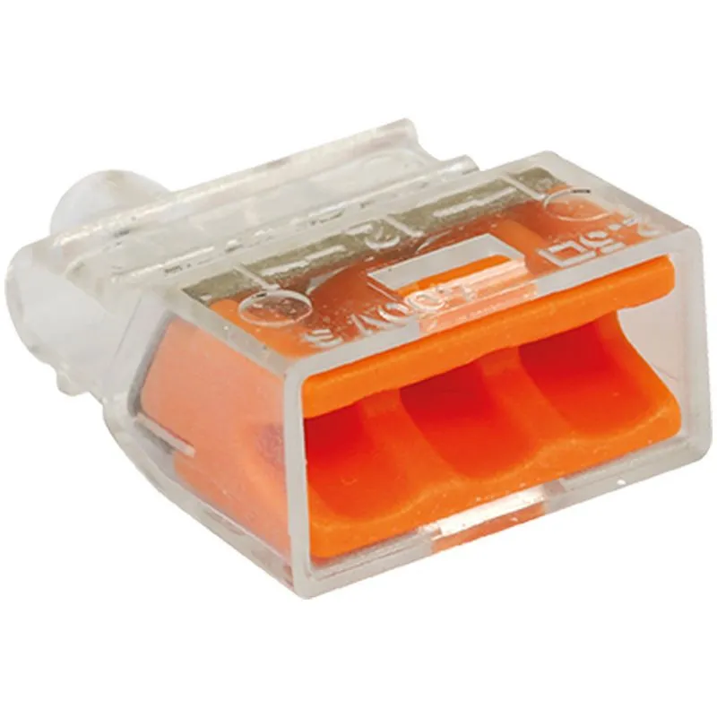 Lot de 2500 connecteurs transparents 3P (70063)