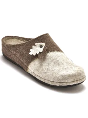 Mules fantaisie matériau recyclé