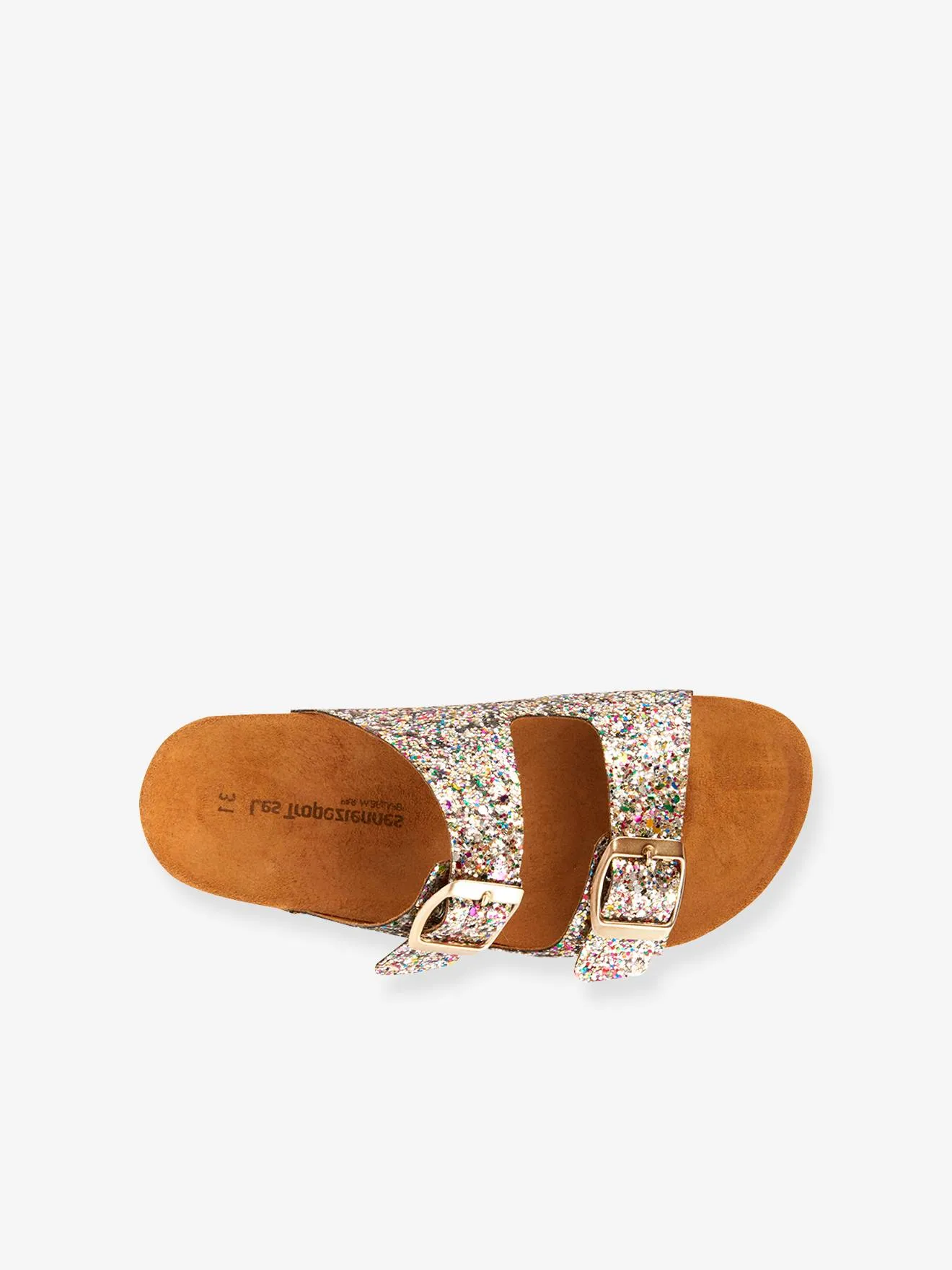 Mules fille Zinkle LES TROPEZIENNES® PAR M. BELARBI or/rose - Les Tropéziennes
