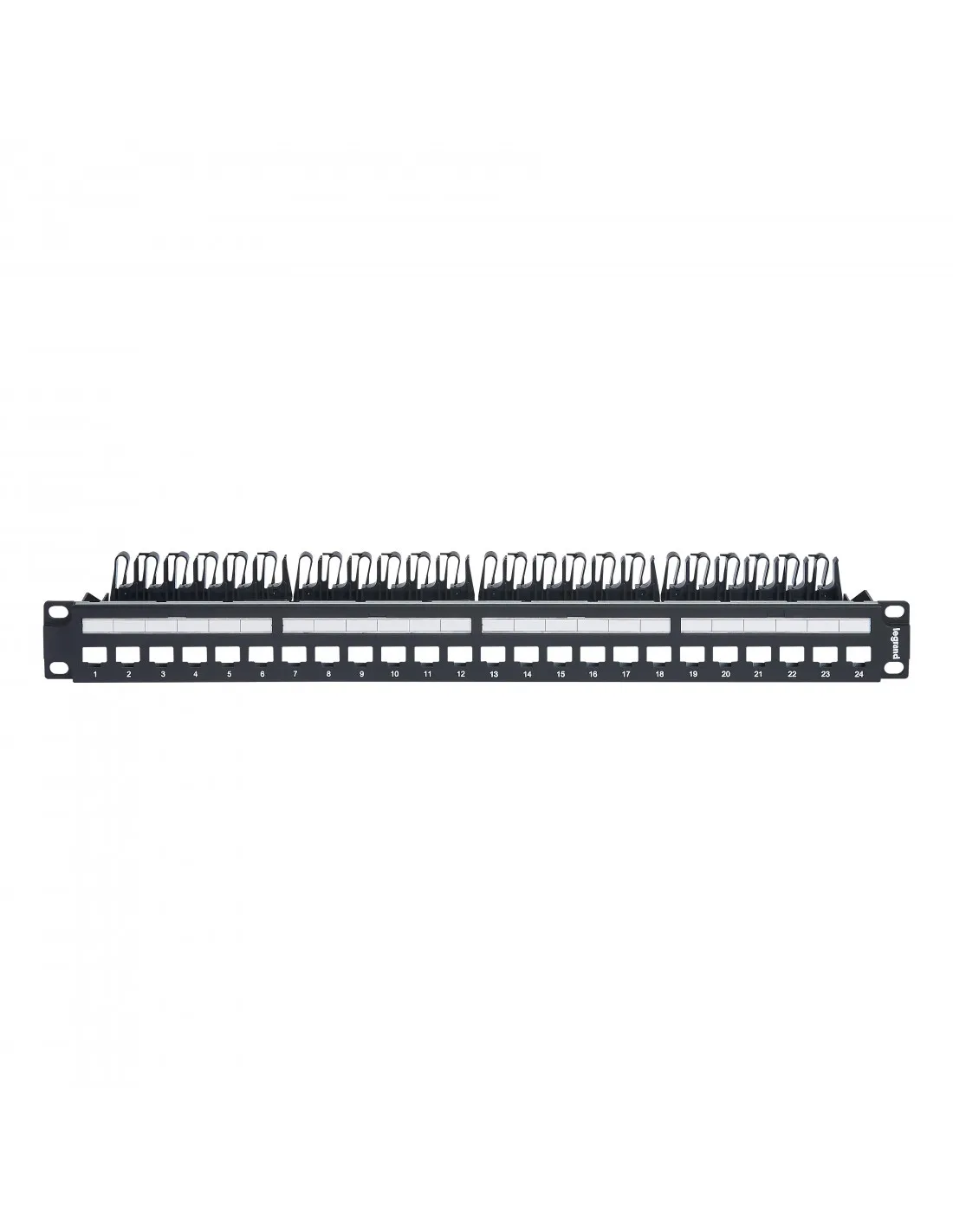 Panneau de brassage Linkeo C à équiper de 24 connecteurs RJ45 Keystone LEGRAND 632850
