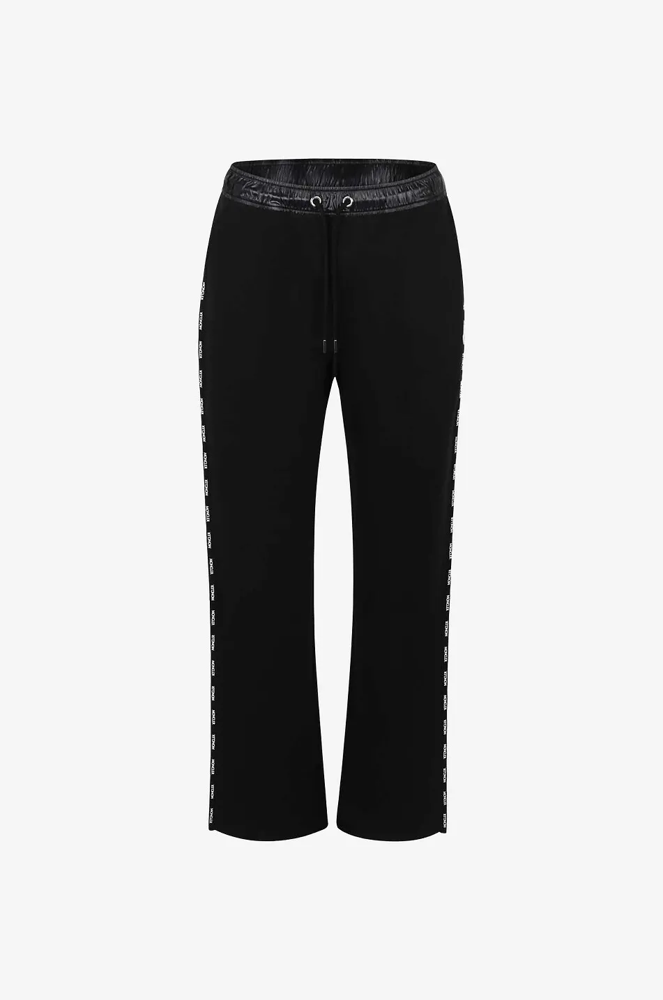 Pantalon de jogging bi-matière passepoillé