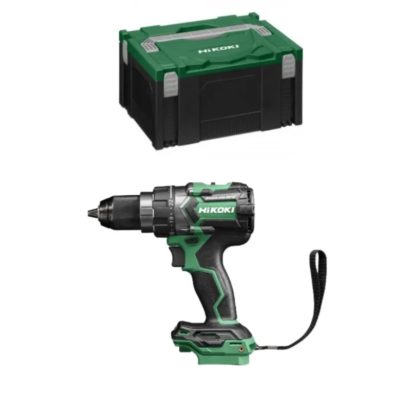 Perceuse visseuse 18 V - 140 Nm - Sans batterie ni chargeur - HIKOKI - DS18DCW2Z