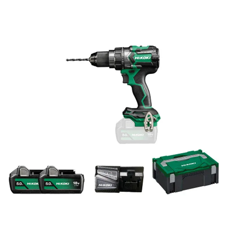 Perceuse visseuse 18 V – 5,0 Ah - 140 Nm - HIKOKI - DS18DCWPZ