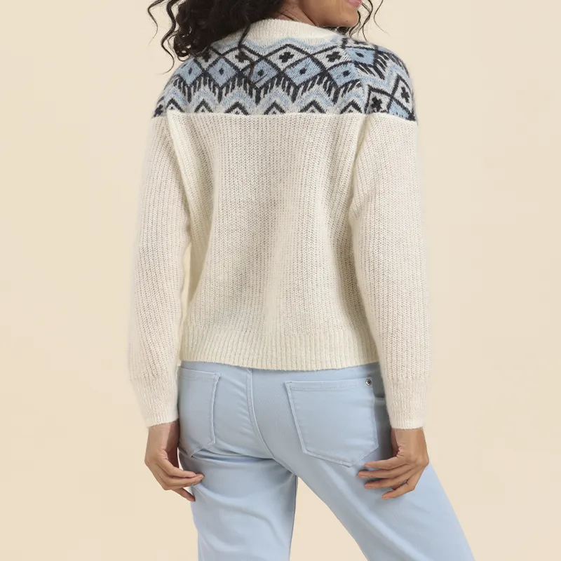 Pull jacquard MAT DE MISAINE Topaze