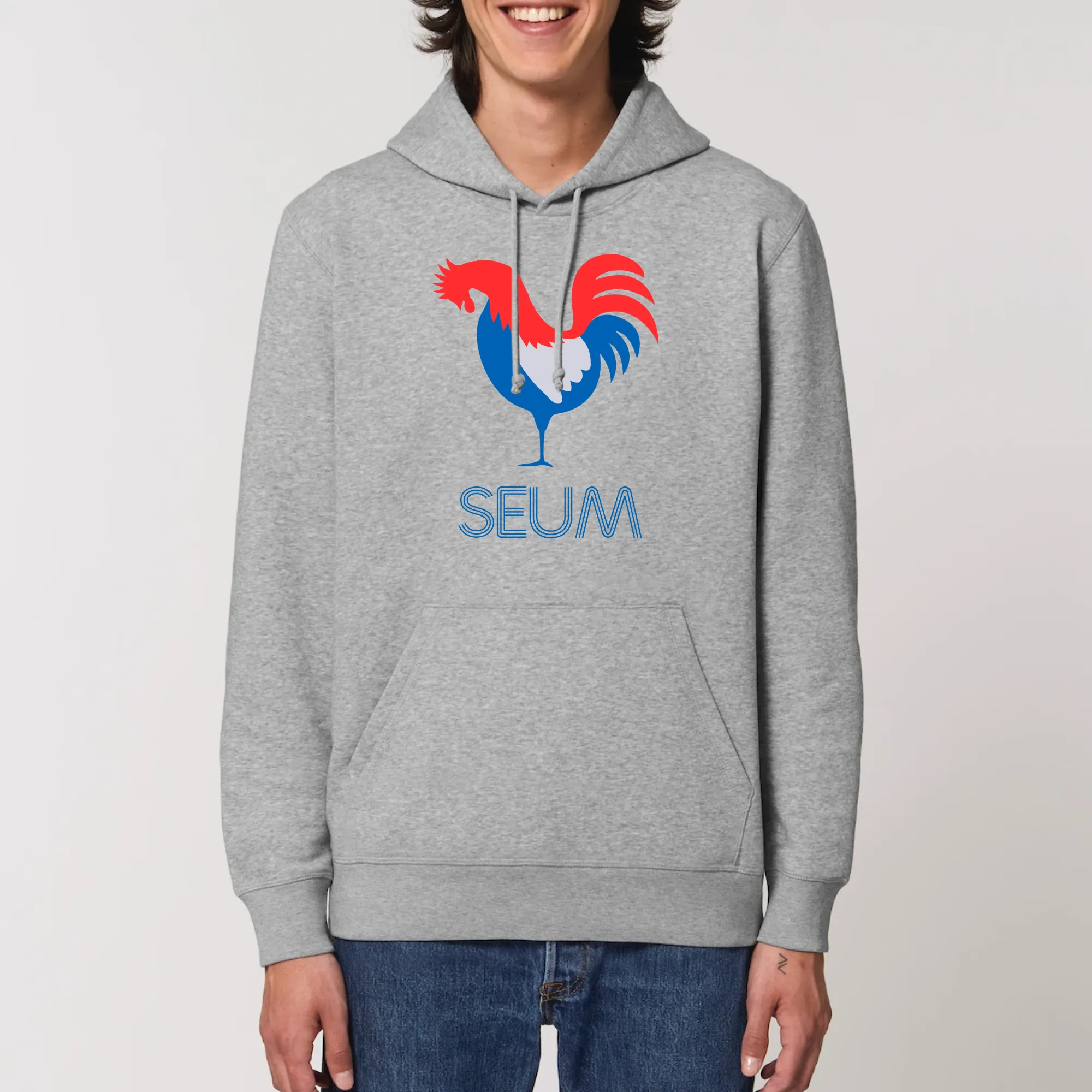 Pull à capuche fgrançais - SEUM (Poche kangourou)
