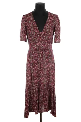 Robe rouge  Bash rouge. Matière principale viscose. Taille 36.