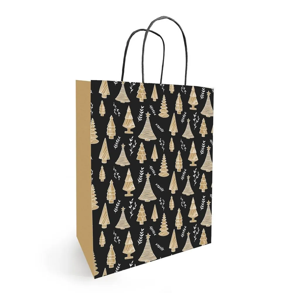 Sac fantaisie 'woody' forêt de sapins kraft