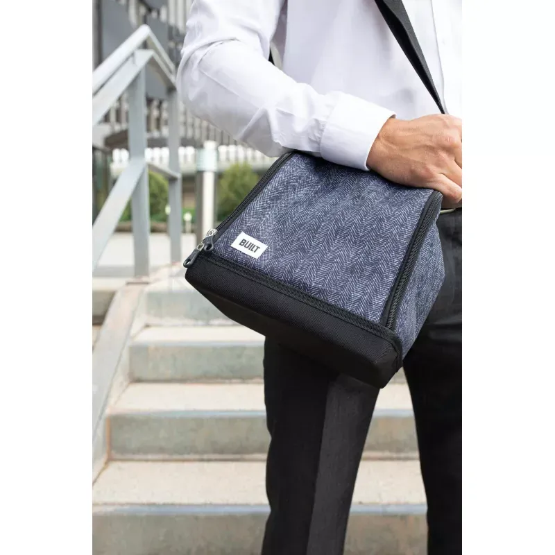 Sac Lunch Box isotherme 7 L avec compartiment de rangement BUILT CLASSIC Gris