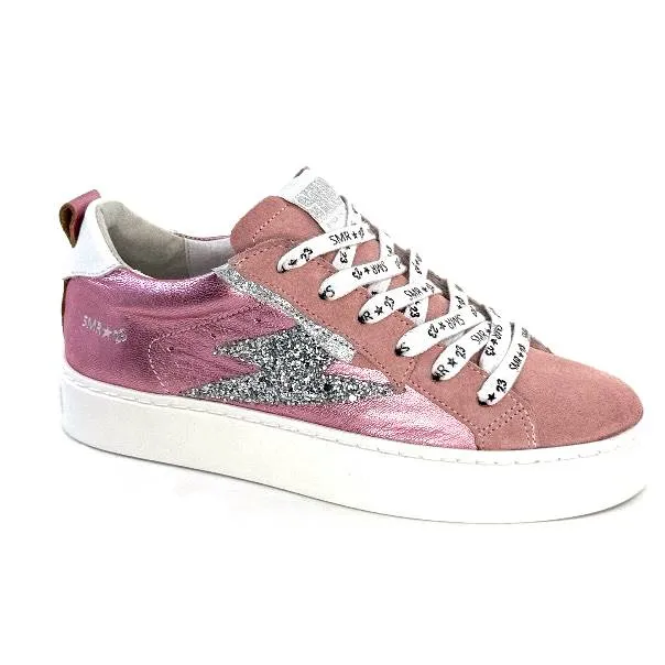 Semerdjian SMR Viken 11710 Cuir Rose Métallique Daim Rose