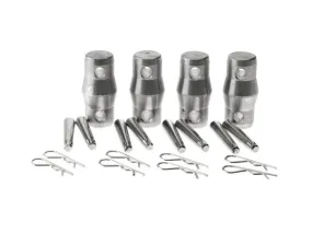 Set de 4 connecteurs pour structure série M222 + goupilles + clavettes - QUICKTR