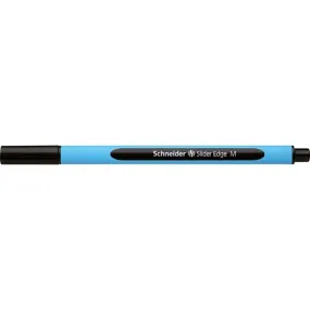 Stylo à bille Slider Edge Pte Moyenne noir
