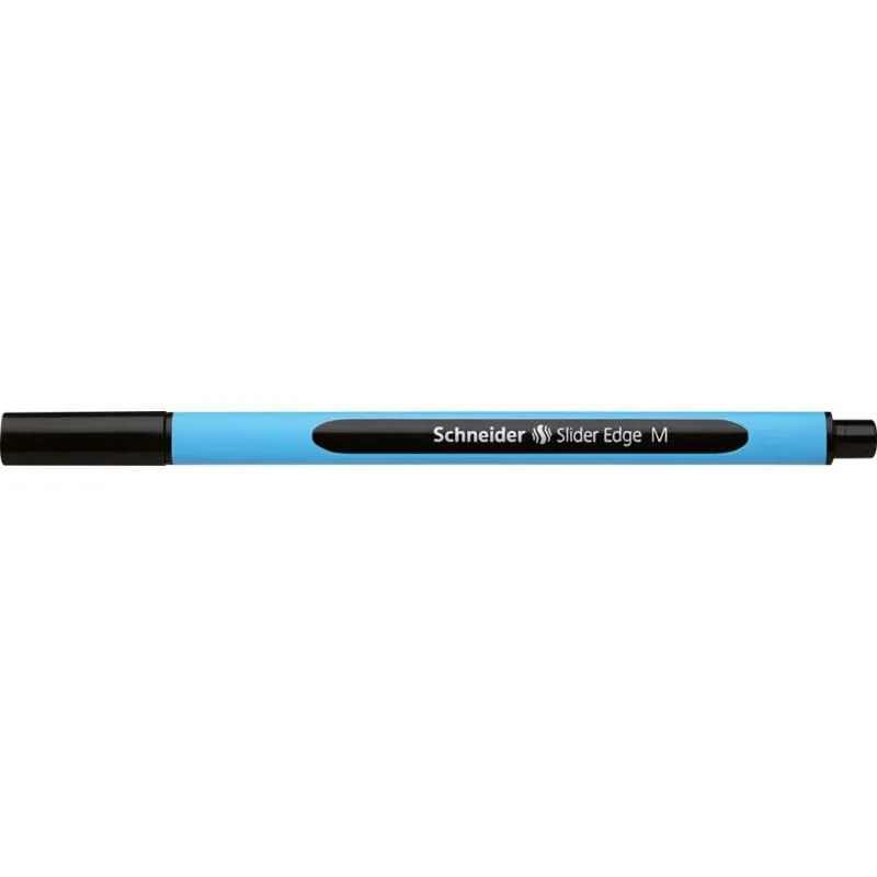 Stylo à bille Slider Edge Pte Moyenne noir