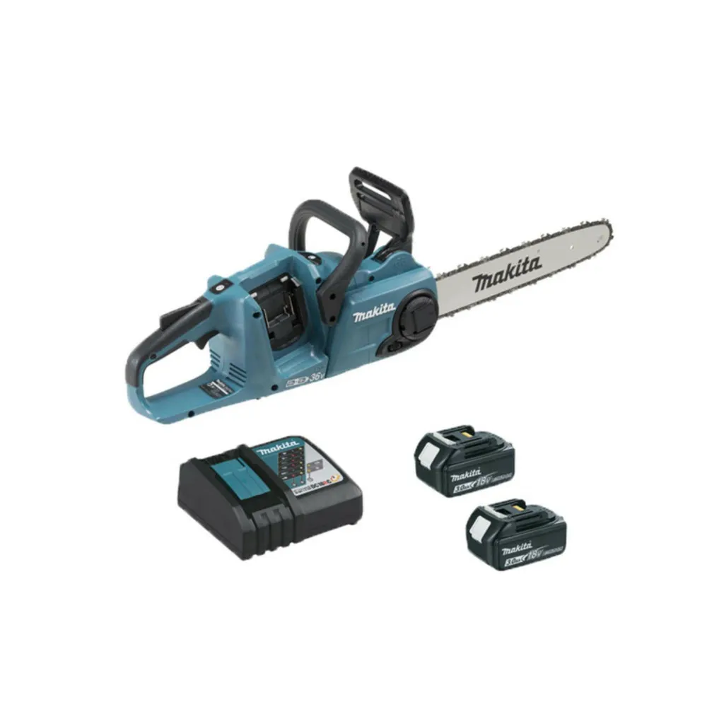 Tronçonneuse brushless makita 36v - 2 batteries 3.0ah 18v - 1 chargeur dc18rc duc353rf2